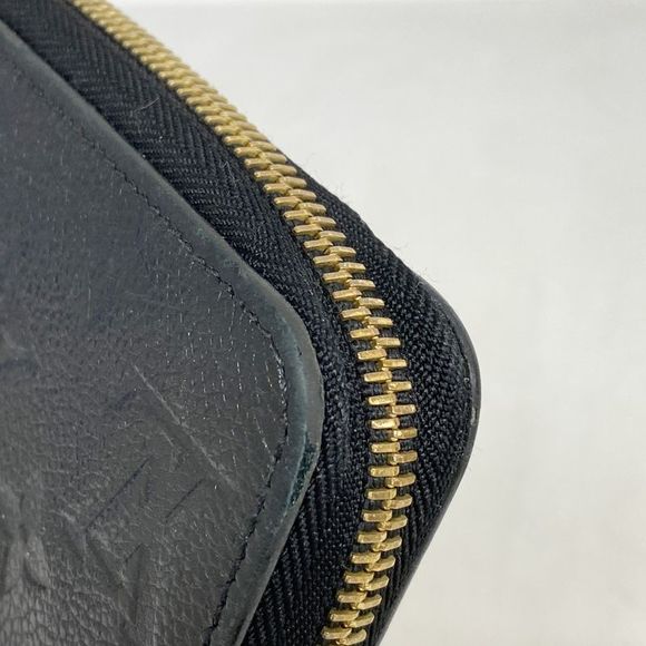 Louis Vuitton Monogram Empreinte Zippy Wallet M61864 Noir Black Ladies - Picture 8 of 10